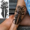 1 Blatt Krieger Spartaner Krieger Ritter Temporäre Tattoos Für Männer Erwachsene Wasserdicht Körperkunst Zeichnung Fake Tattoo Aufkleber Dekor