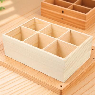 Wooden Marker Holder Multi Slots Storage Tray Marker Pen Organizer Portable Desk Accessories for Office Home Crayon Boxes