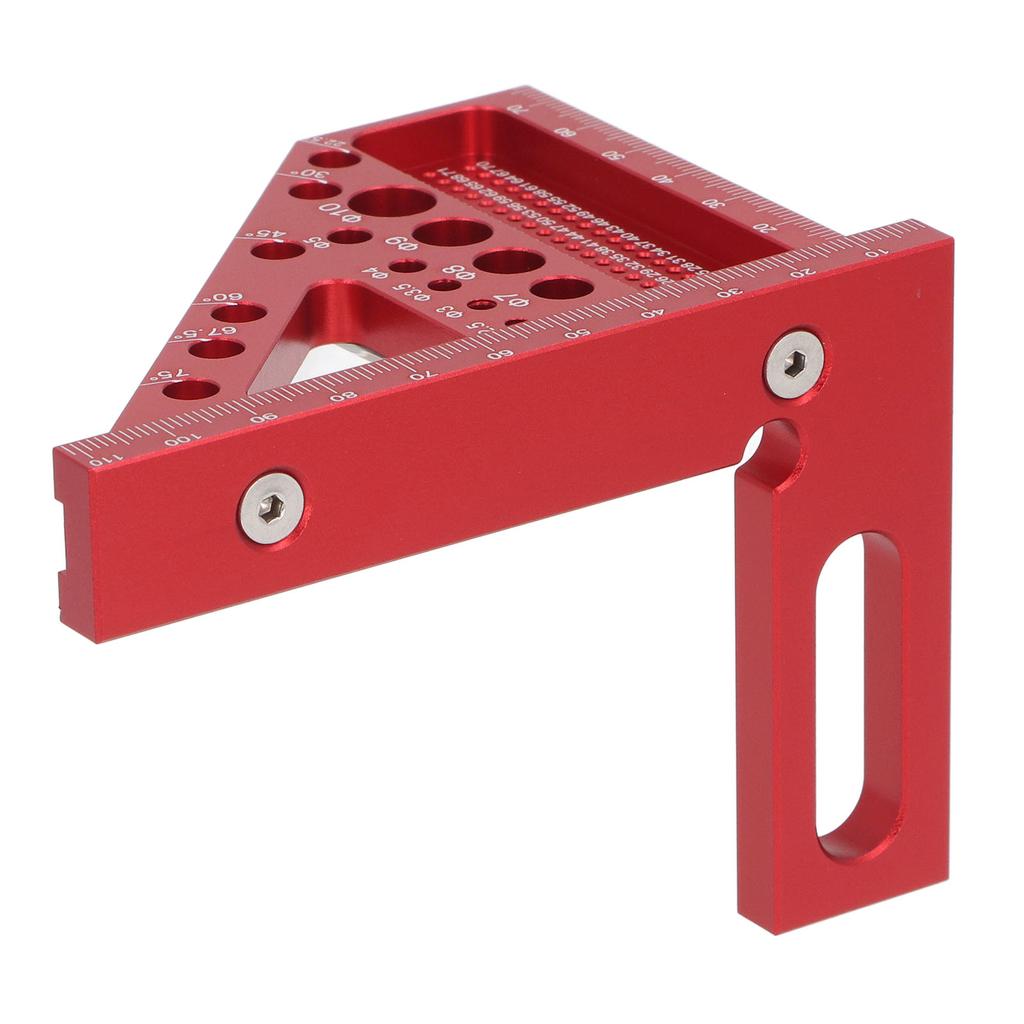 Woodworking   Protractor Aluminum Alloy Miter Triangular Ruler Multi Angle Layout Msuring Tool