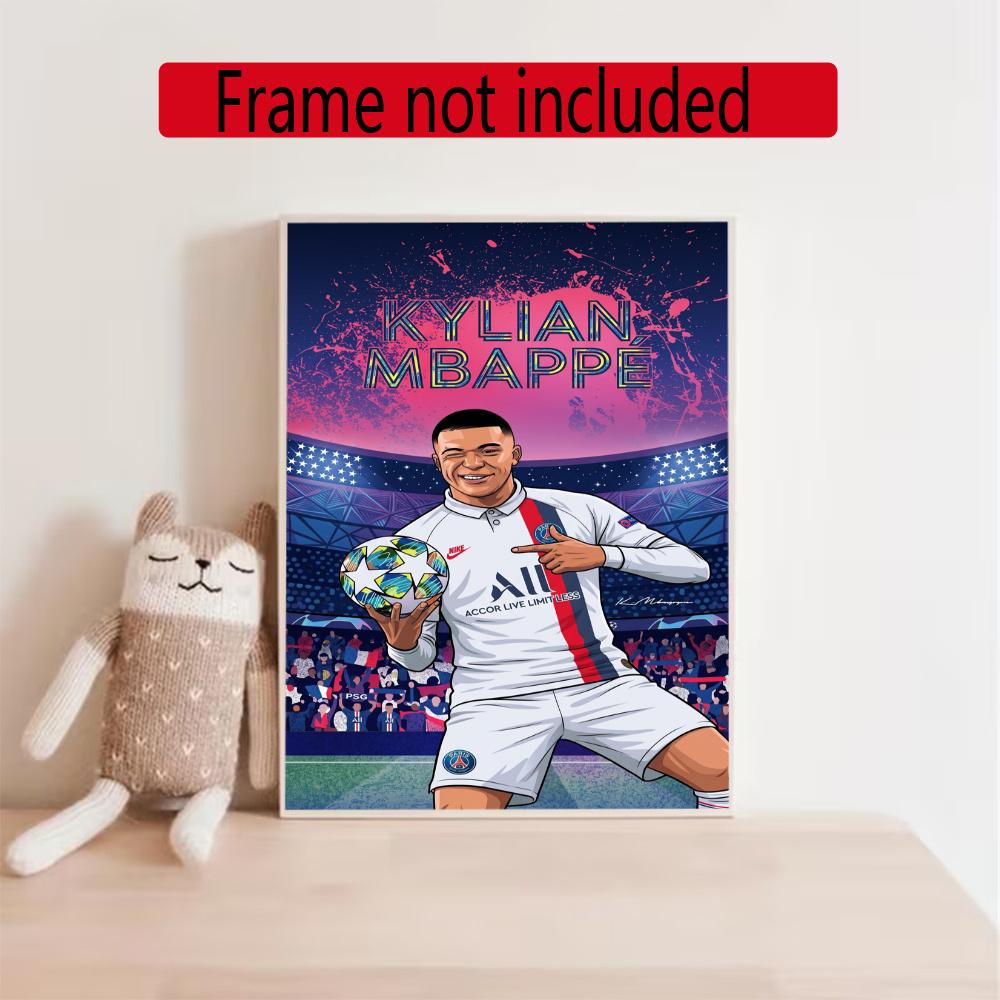 Mbappe Customize Text Diamond Painting Round Diamond Mosaic Suitable For Beginners Diamond Painting Rhinestones Gift Frameless
