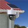 Stainless Steel Solar Camera Gutter Mount for Eufy S340/E30