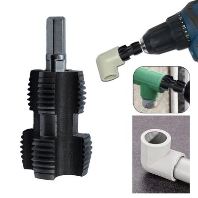 Adattatore per Trapano Elettrico Esagonale da 6,35 mm Apri Foro Adattatore di Espansione per Tubi dell'Acqua in PPR Per Tubi dell'Acqua da 1/2 3/4 di Pollice Punta da Trapano