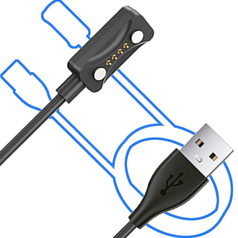 Rapid Magnetic USB Charger Cable for Pacer Smartwatch Secure Connection Lightweight Power Cord Easy Carry
