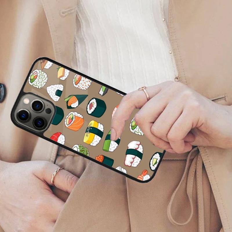 Sushi Food Magnetic Phone Case For APPLE iPhone 17 Air 16 14 13 12 Pro Max 15 Plus Wireless Charge With MagSafe Cover
