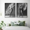 Modern Art Ballet Dancer Girl Nordic Posters And Prints Elegant Lady Wall Art Canvas Painting Picture For Living Room Home Decor