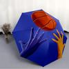 1 Stück Basketball Hs Ein Regenschirm mit Kunststoffgriff, Kompakt und Stilvoll, mit einem Lebendigen Cartoon-Muster, Perfekt für Zuhause, Reisen