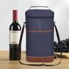 Wine Bottle Cooler Bag Leakproof Tote Carrier Storage Pouch Reusable Wine Carrying Case For Beach Traveling Work Lunches Trips