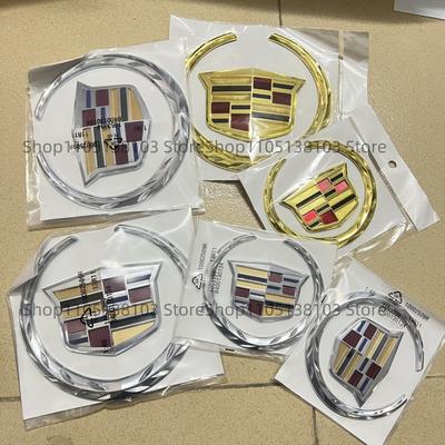 1PCS for Logo SRX ATS XTS 2021 2020 2019 2018 2017 Car Front Center Grille Emblem Rear Trunk Badge Sticker Accessories