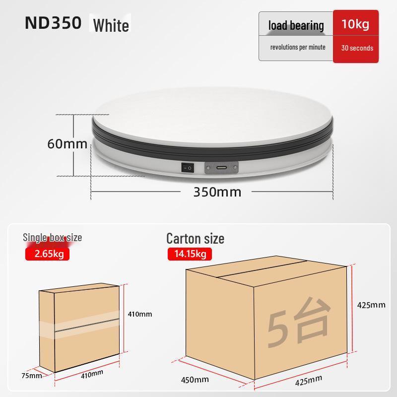 Turntable King Rotating Display Stand for Photography & Live Streaming