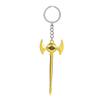 Anime Yu-Gi-Oh Keychain Yugi Muto Millenium Puzzle Millennium Wheel Wisdom Pendant Necklace for Women Men Car Keyring Jewelry