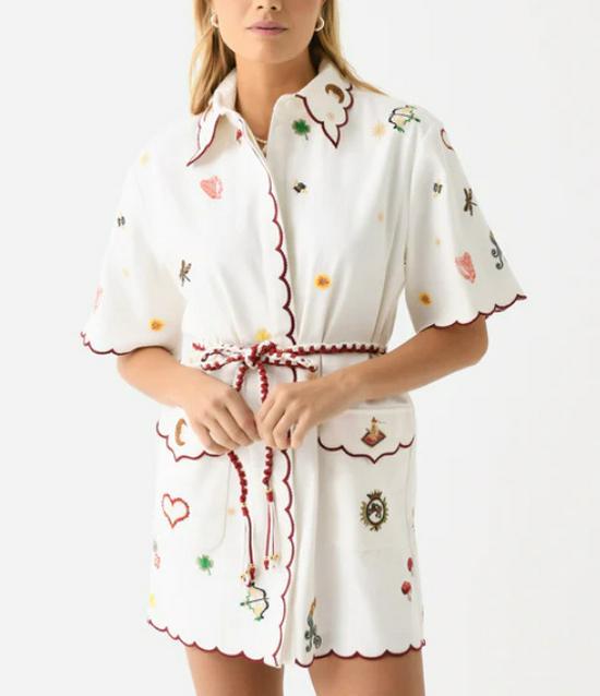 Floral Print Tie-Back Short Sleeve Dress XXL