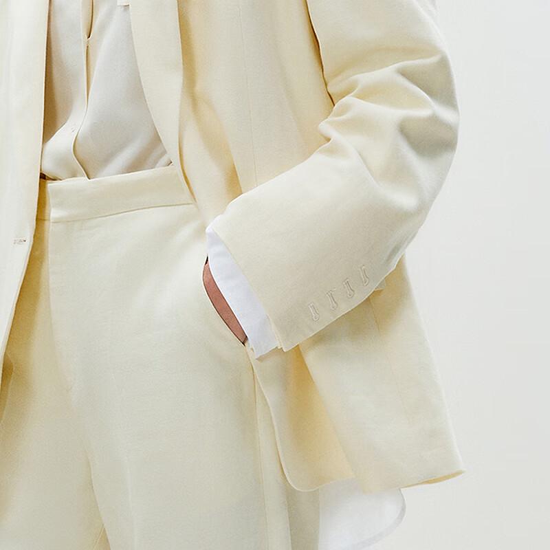LESS Women's Long Casual Loose Blazer