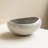 Solid Color Ceramic Special-Shaped Bowl Household Simple Tableware Rice Bowl Small Bowl Restaurant Creative Salad Bowl Dessert Bowl