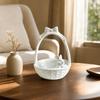 Rabbit Ceramic Storage Basket Compact for Shelf