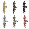 Computer Bead Embroidery Nail Bead Collar Lace Clothing Performance Clothes Front Collar Corsage Applique Embroidery Cloth Sticker Decorative