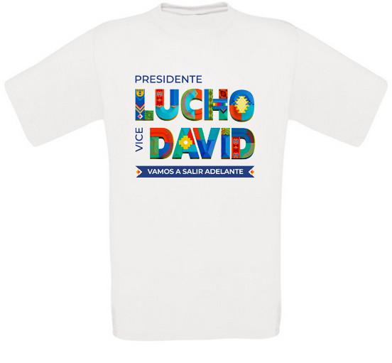 Presidente Lucho Vice David Luis Arce Bolivia Morales Bolivia T-Shirt M