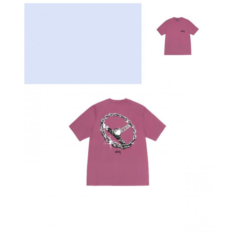 Mens Loose Fit Cotton Blend Short Sleeve T-Shirt With Cartoon Print Breathable Casual Tee Teens Adults