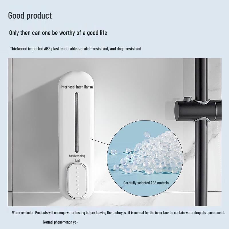 Interhasa! F7020 Wall-Mounted Manual Soap Dispenser