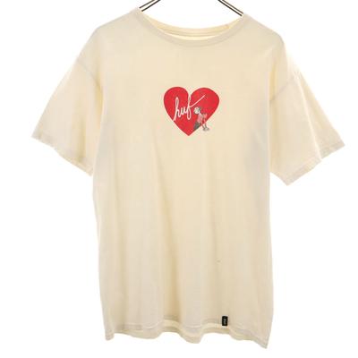 POPEYE Popeye Kollaboration Kurzarm T-Shirt M Cremefarben Herren Gebraucht