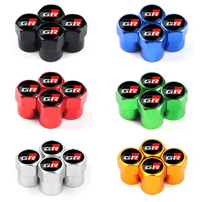 4Pcs Car Wheel R79 Tire Valve Stem Caps Air For GR Sport Yaris 86 Corolla Camry Hilux Supra C-HR Highlander RAV4 Tyre Accessories