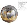 Glowing Cracked Nativity Ball Illuminated Crackle Sphere with Nativity Scene Hidden Lighted Christmas Glass Ball for Tree Home Party Decor