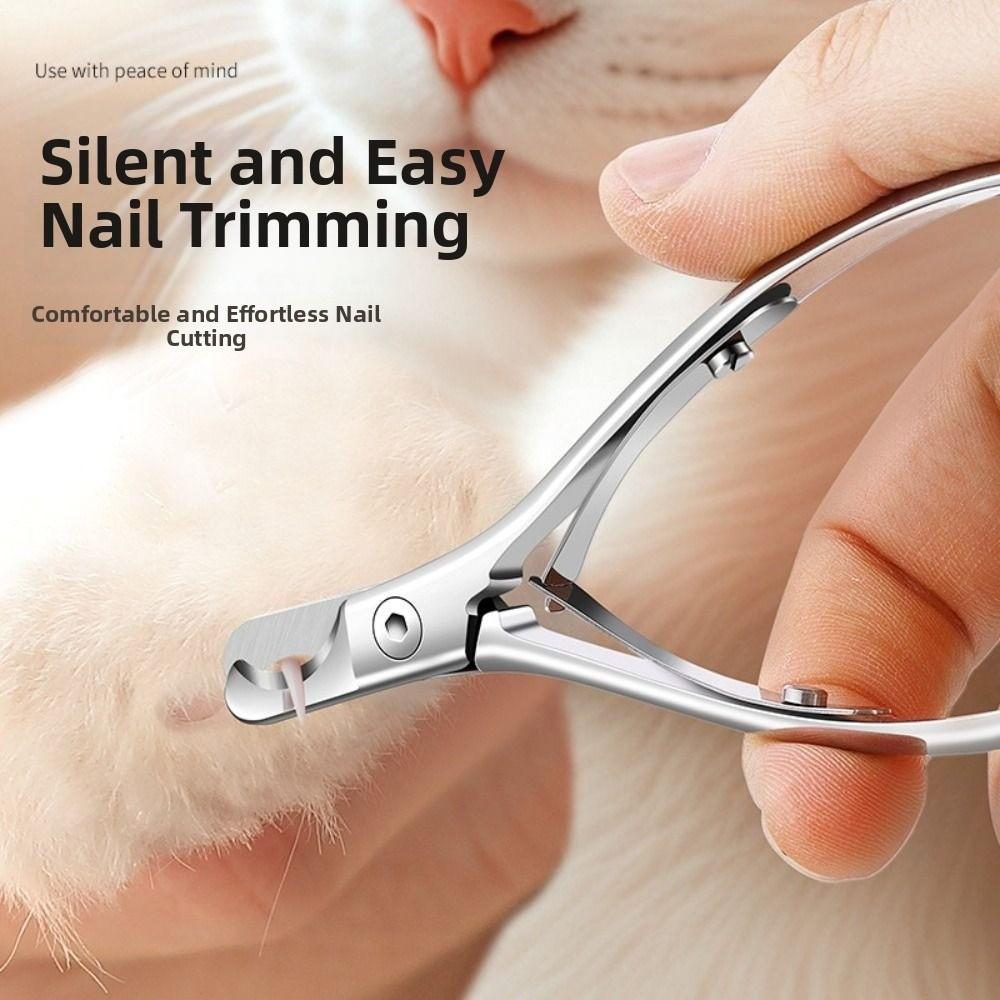 Stainless Steel Dog Nail Cutter Heavy Duty Cat Nail Trimmer Easy Use Pet Grooming Tool  Small Dogs