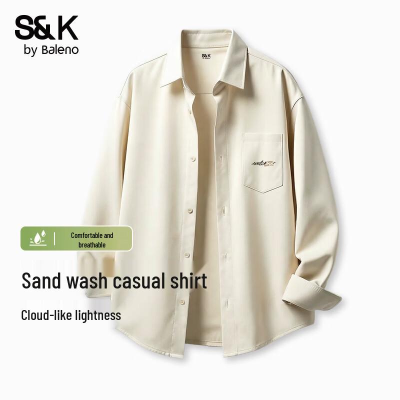 

Baleno Men s Trendy Long Sleeve Lapel Shirt Jacket 3XL