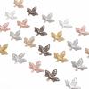 10Pcs 23*25mm Maple Leaf Form Hohl Kupfer Antike Zubehör Für Schmuck Machen DIY Armband Halskette Ohrring