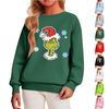 Children's Casual Round Neck Printed Pullover Long-sleeved Hooded Sweatshirt Top