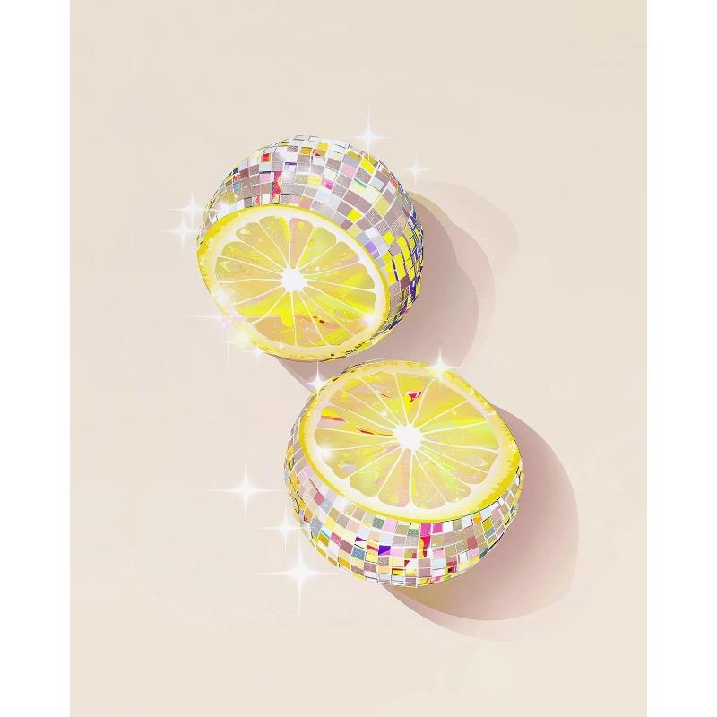 Disco Vintage Cherry Strawberry Blueberry Watermelon Lemon Fruit Art Poster Canvas Paintings Wall Art Pictures Home Decor