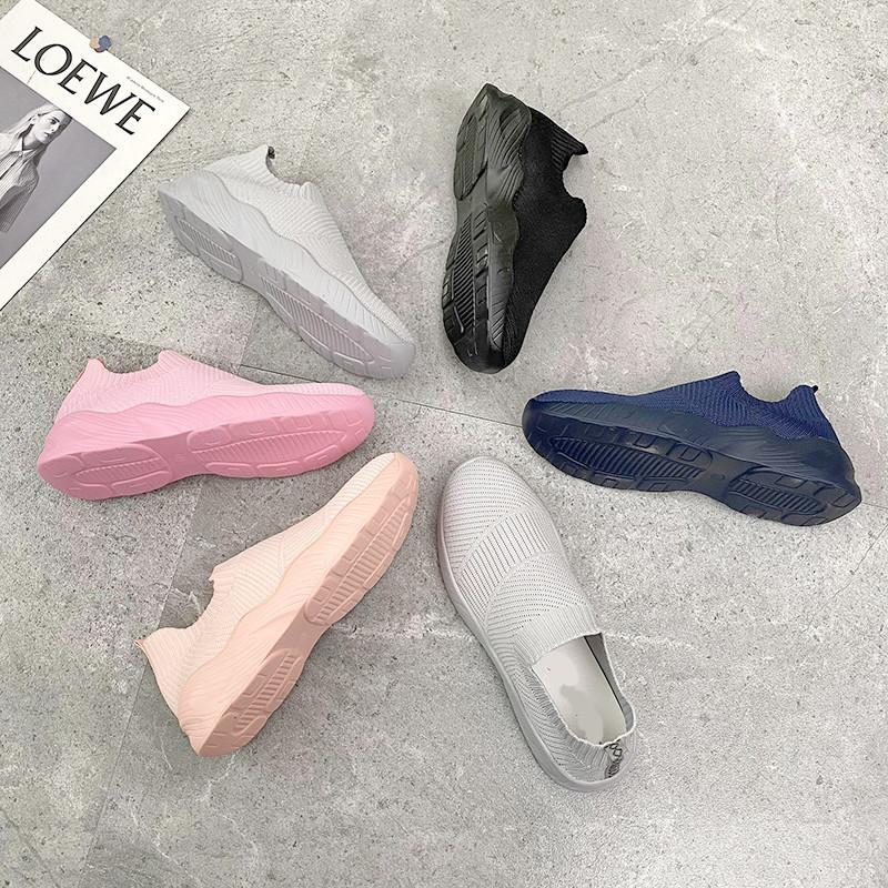 Sneakers Women Mesh Breathable Slip on Casual Shoes Ladies Vulcanized Shoes Fashion Autumn Plus Size 43 Female Footwear Zapatos