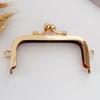Handle Bag Accessories Metal Purse Frame Kiss Clasp Vintage Bag Kiss Clasp Lock Bag Clasps DIY Craft