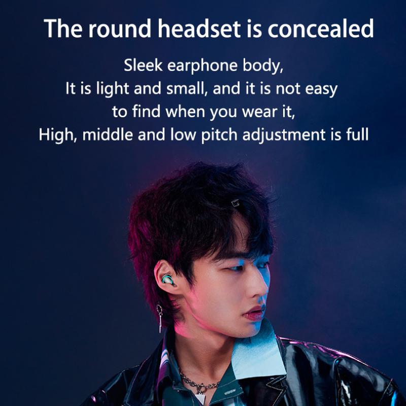 In-ear Noise-cancelling Low Latency Couple Wireless Bluetooth Headset 5.3