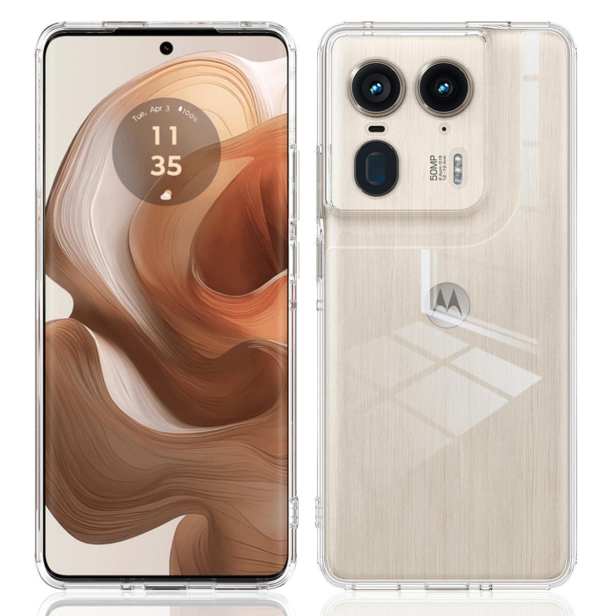 

For Motorola Edge 50 Ultra 5G/Moto X50 Ultra 5G Case Acrylic+TPU Phone Cover Clear A