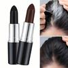 Hair Gray Hair Cover Stick Part, Gray/White Hair Cover Lipstick Type, Black, 1 Pcs