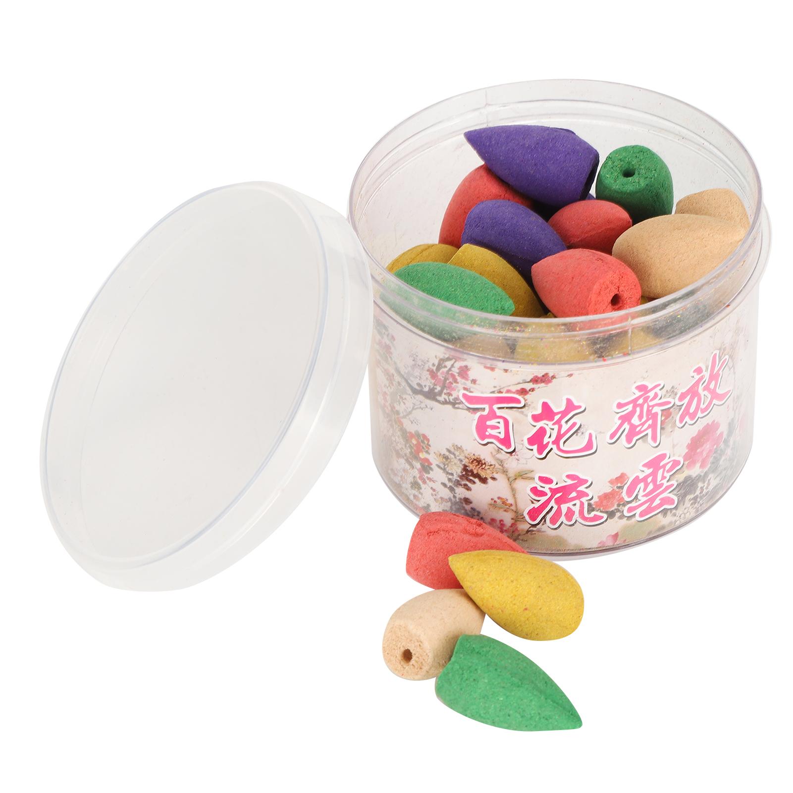 

2 Коробки Обратный Поток Благовонных Конусов Водопад Натуральные Ароматы Аромат Очистка Воздуха в Помещении 6 Ароматов