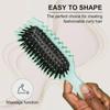 1pc Nylon Bristle Curl Defining Styling Brush for Dry Hair, Anti-frizz Detangling Hairbrush for Men and Women, Enhances Curl Definition and Separation