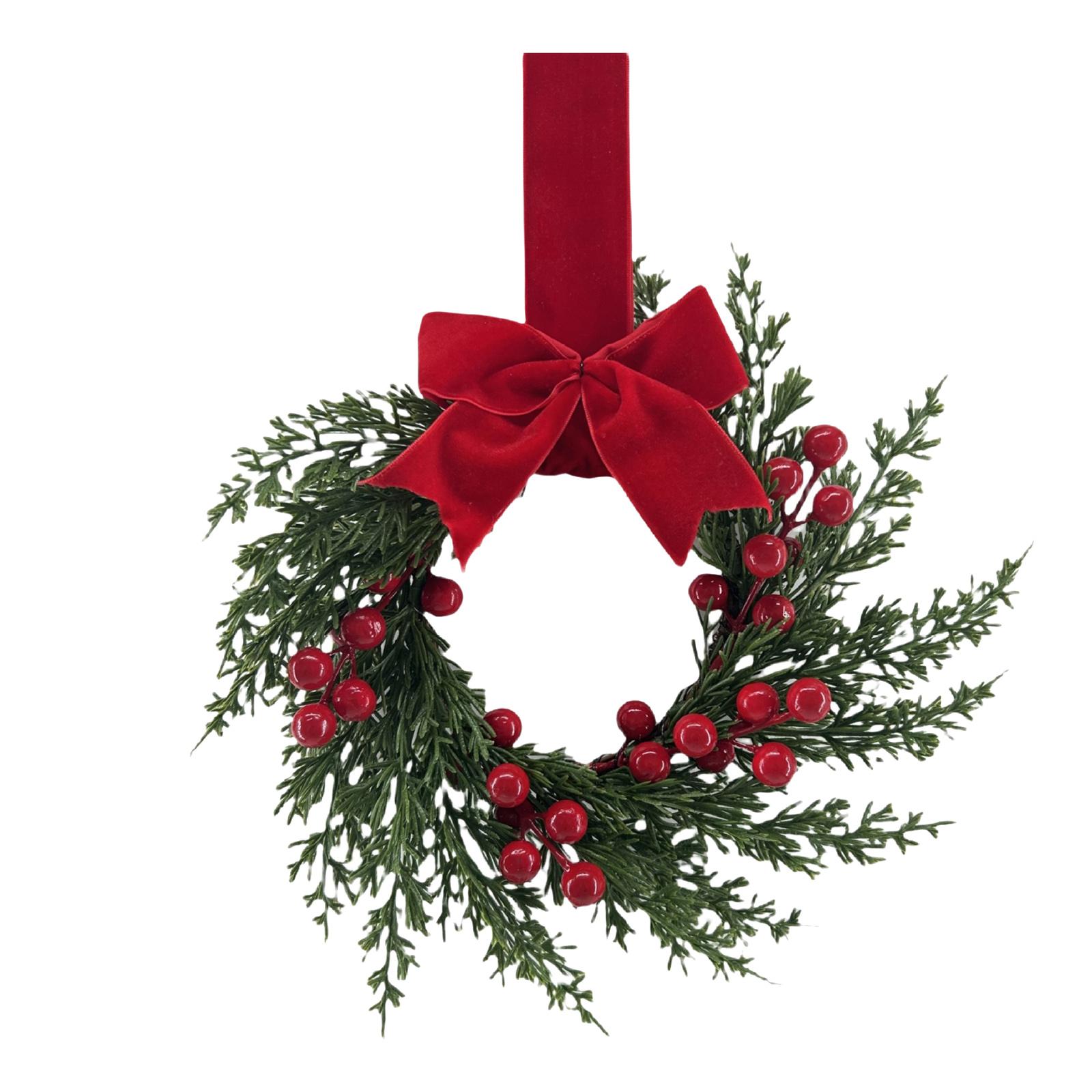 

Christmas Decorations, Flower Garlands, Window Display, Door Hanging, Venue Layout, Christmas Flower Garlands, Batch One Size зелёный