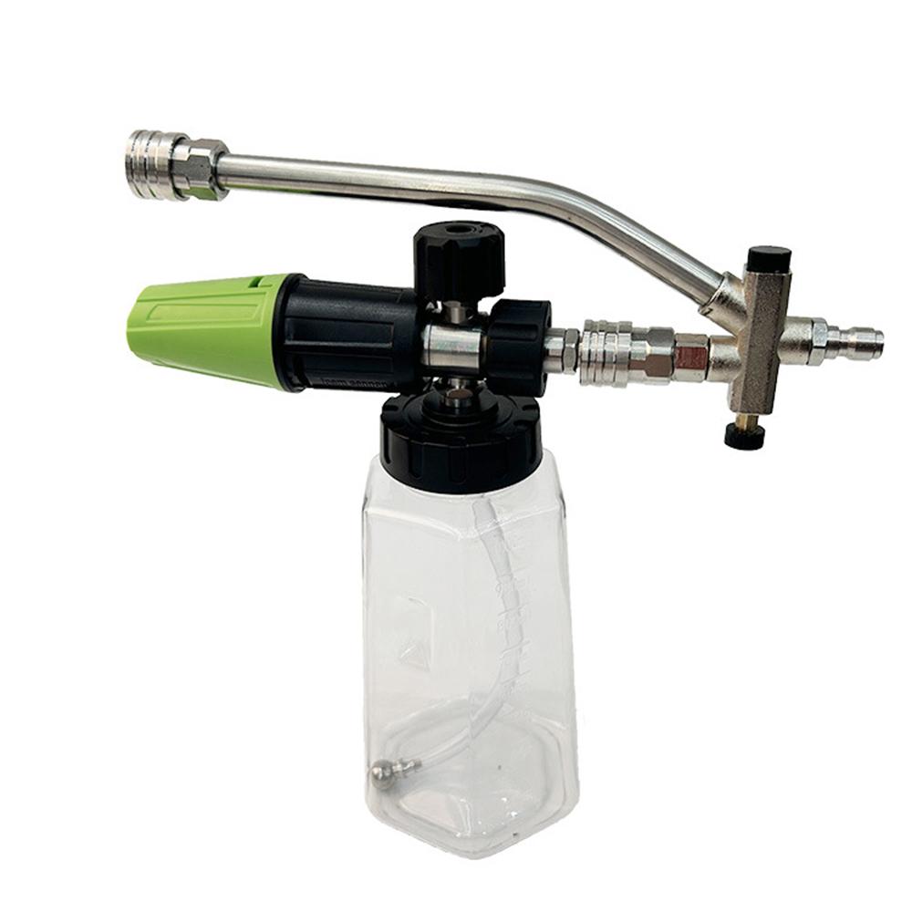 Foam Cannon for Pressure Washer with Dual-Connector Tool, Car Foam Blaster with 14'' Quick Connect