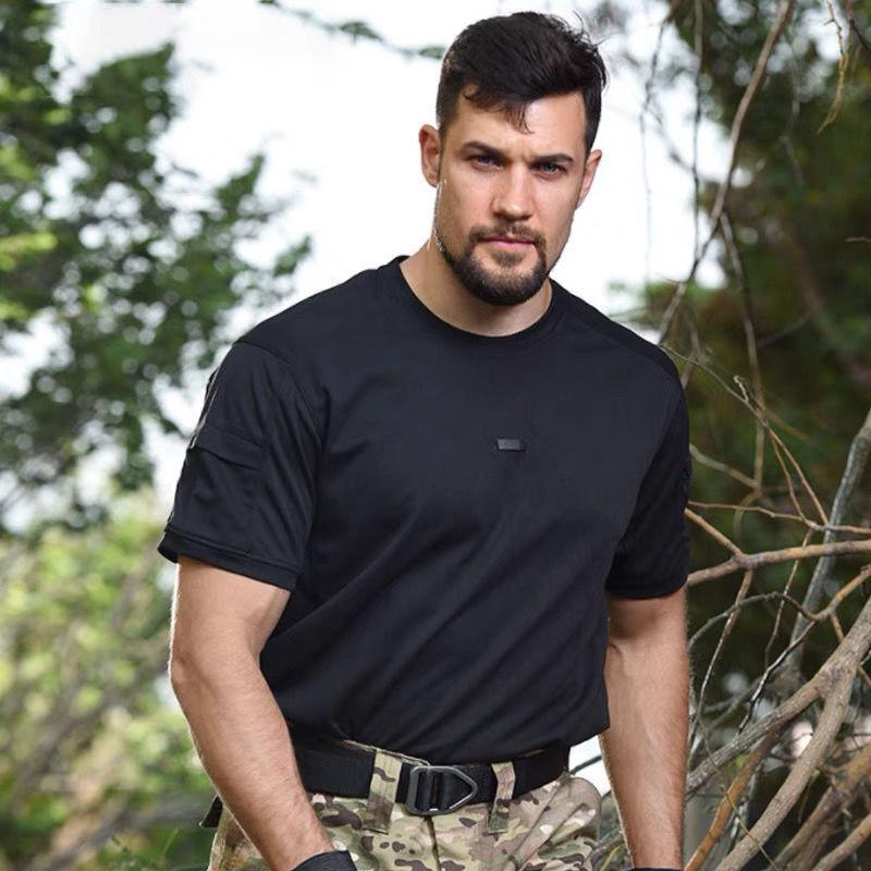 Unisexové rychleschnoucí taktické tričko pro fyzický a vojenský výcvik
