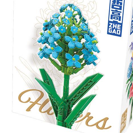 Modello Fiore Bouquet Eterno Blocchi da Costruzione Pianta Decorativa Creativa per Scrivania Casa Assemblare Mattoncini Giocattolo Educativo Regali per Bambine Bambini