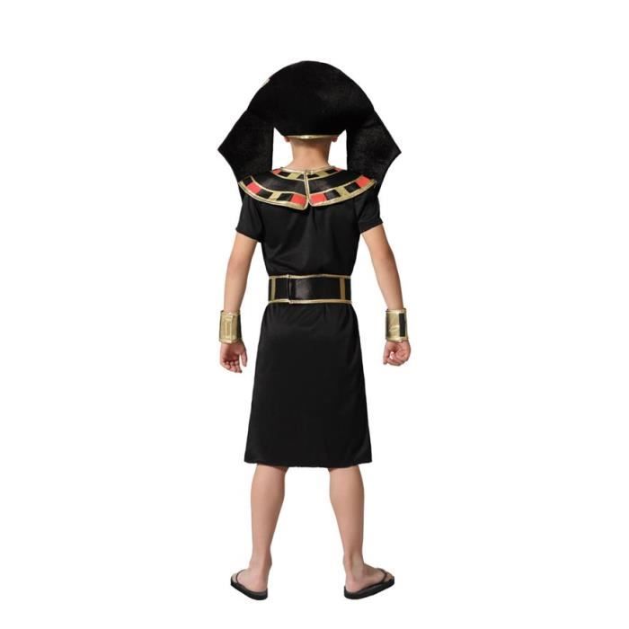 Déguisement de Pharaon sombre - ATOSA - 5-6 ans - Tunique, coiffe, ceinture - Mixte - Multicolor