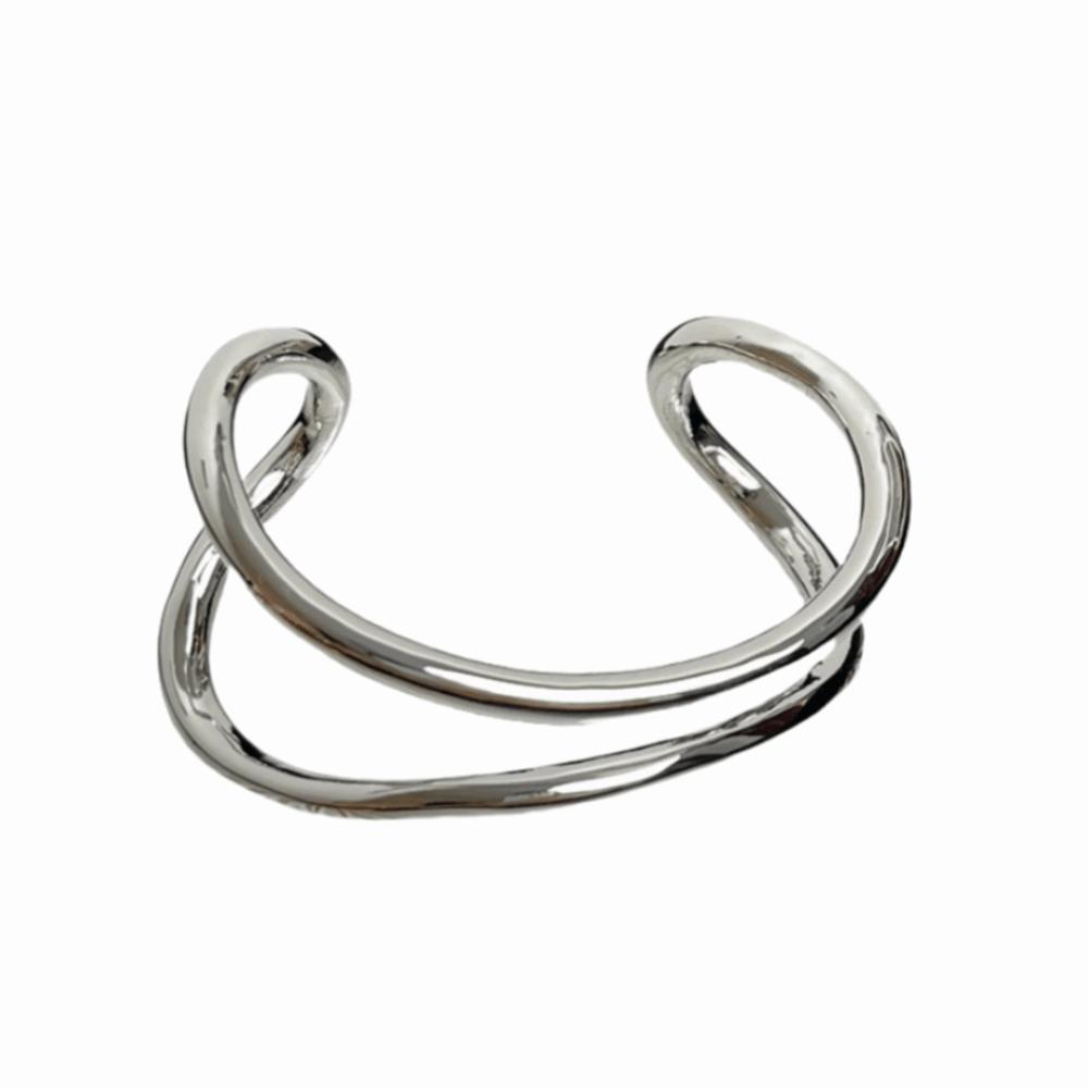 Europe American Style Metal Cuff Bangles Zinc Zinc Alloy Exaggerated Bracelet  Decoration