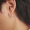 tout duck’s foot earring 925 silver