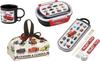 Skater Cars 25 Antibacterial Dishwasher Safe Soft Lid Tight Lunch Box Oval Lunch Box 360ml Trio Set Cup Lunch Pouch McQueen Car Kids Children