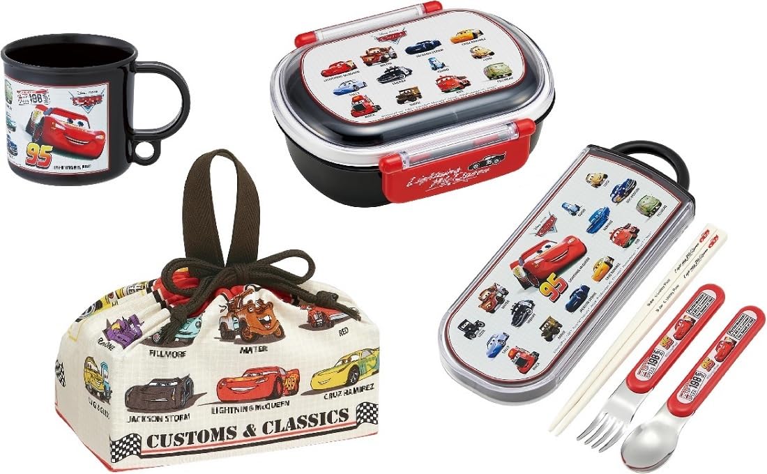 

Skater Cars 25 Антибактериальный Безопасный для посудомоечной машины Ланч-бокс с мягкой крышкой и плотным прилеганием Овальный ланч-бокс 360 мл Набор из трех предметов Кружка Сумка для ланча Маккуин Машина Дети чёрный