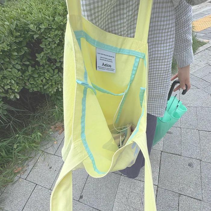 Aeiou Logo Bag (Cotton 100%) Lemonade