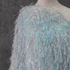 Silver Gold Thread Tassels Translucent Fabric for DIY Shirt Women's Dress Summer Formal Dress Decoration Fabric