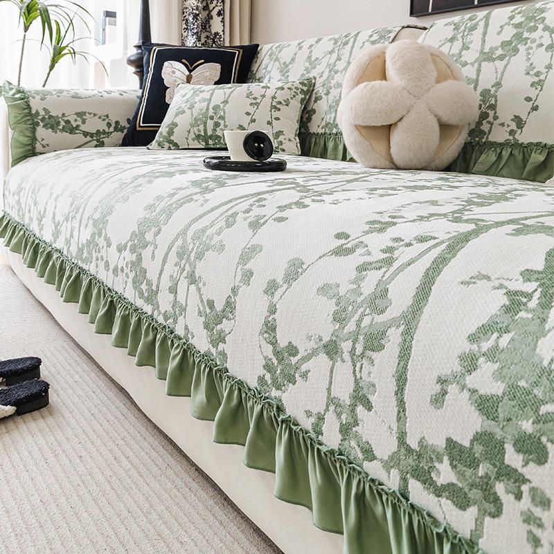 Chenier Sofa Cover Cover Cloth Four Seasons Universal Non-Slip Seat Cushion  New French Retro Style Sofa Cushion
