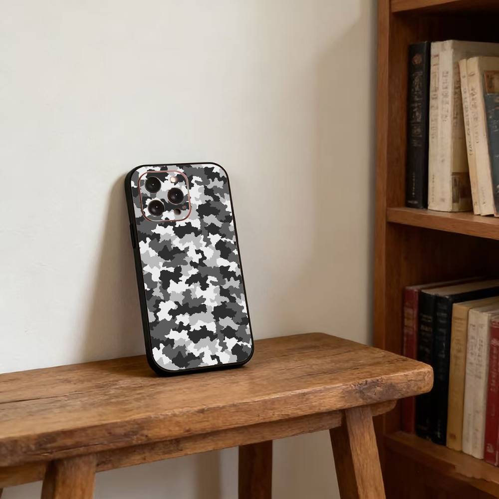 F-Fashion C-Camouflage Phone Case Silicone Soft For IPhone 17 16 15 14 13 12 11 X XR Plus Pro Max Plus